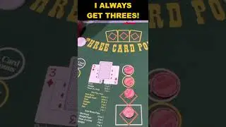 I Always Get Threes! Three Card Poker Trips
