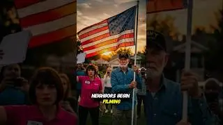 HOA Karen Tries to Ban National Flag &mdash; Federal Law Wins #usa #america #newyork #hoa