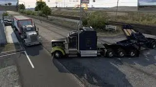 American Truck Simulator ! ATS ver 1.40 beta !! Kenworth W900! проблемы на погрузке.