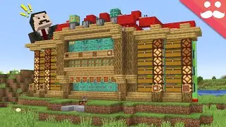 I made a Giant Saw Mill in Minecraft 1.21
