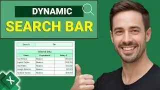 Create a Dynamic Search Bar in Excel &mdash; The Smart Way (2025)
