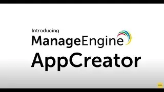 ManageEngine AppCreator | An on-premise low-code application development platform for enterprises