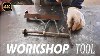 Scrap Metal to Useful Tool | DIY Metal Clamp Tutorial ... #clamp tool