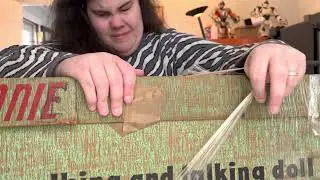 Unboxing Winnie the unaided walking and talking doll by advanced toy company￼
