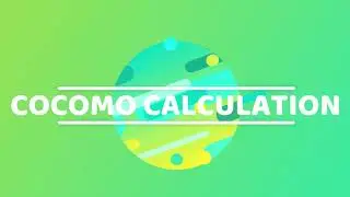 COCOMO Model Calculation || Software Engineering