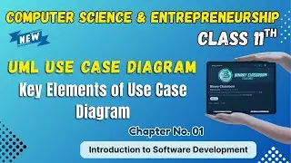 018 UML Use Case Diagram Chapter 1 Introduction to Software Development Class 11th Computer Science