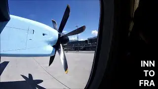 (TRIPREPORT) AUSTRIAN AIRLINES DASH 8 Q400 (OE-LGC) INNSBRUCK TO FRANKFURT