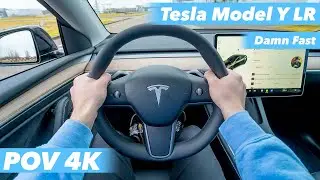 2022 Tesla Model Y Long Range Real Life POV Drive (Solid Black)⚡🚀