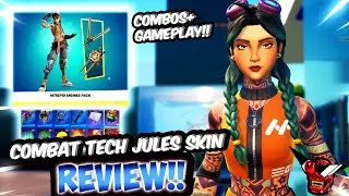 *NEW* COMBAT TECH JULES SKIN REVIEW!!! | Best Combos | Gameplay | Before You Buy | Fortnite