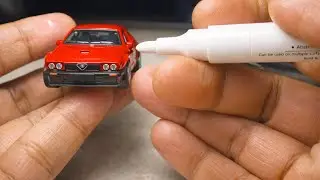 I Added Small Details To This Alfa Romeo Diecast Car @travelwithdiecasttwd5327