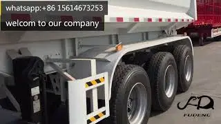 #tipper #semitrailer #dumper #tippertrailers  Rear Tipper truck trailer showing