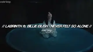 Labrinth ft. Billie EIlish - Never Felt So Alone (Lyrics)