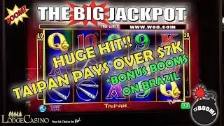 🐍 HUGE HIT ON TAIPAN 🐍 with BONUS BOOMS ON BRAZIL 💣 | The Big Jackpot