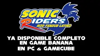 Sonic Riders Mod Fandub Latino Release Completo