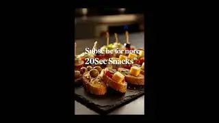 30 Viral 20-Second Snacks (CRUNCH &bull; SNAP &bull;MELT TEST) #snacks #airfryer #foodasmr #snackhacks #shorts