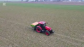Siew nawozów 2025 [Amazone zav2000 i zetor forterra 120hxs]