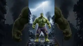 Hulk vs Alien | hulk smash alien #hulk #viral #shorts #ai #marvel #avengers