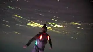 Night Skydive with Aurora Night Vision Camera