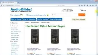 Electronic Bible - Audio Bible device - Electronic Bible player