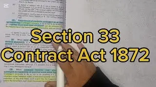 Section 33 Contract Act 1872| Enforcement of Contingent Contracts on Non-Happening of an Event |