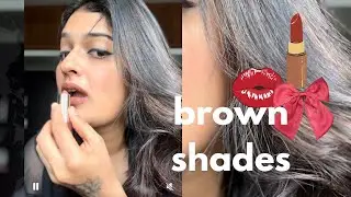 brown lips💄👈