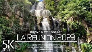 【5K】🇷🇪 Drone RAW Footage 🔥 This is LA REUNION 2023 🔥 Grand Galet 🔥 Takamaka + More 🔥 UltraHD Stock