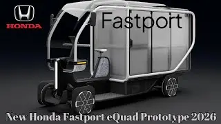 Top Speed: 12 MPH | Swappable Battery | Honda Fastport eQuad Prototype 2026