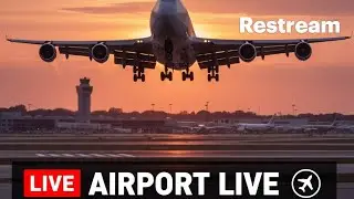 🔴 Live Now | 15 Jan - Planespotting at Gdańsk Lech Wałęsa Airport, Real-Time Landings & Takeoffs