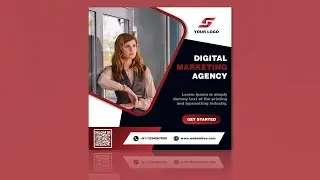 Digital marketing Agency Social Media Poster Design in photoshop