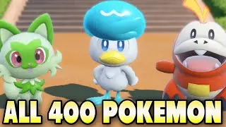 ALL 400 POKEMON & POKEDEX ENTRIES in Pokemon Scarlet & Violet!