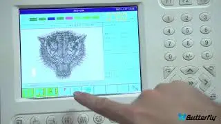 Loading Designs - USB operations on the ButterFly Control Panel