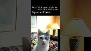 8 years old me #meme #cat #space #2024