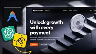 Я создал анимированный криптосайт за 10 минут, используя ИИ (Google Anti-Gravity).