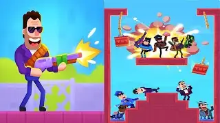 Hitmasters Gameplay!!! Shotgun Mode Levels !(Android,iOS)!!