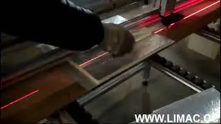 LIMAC fiberglass duct board grooving machine manual type