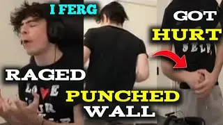FERG RAGED AND PUNCHED THE WALL THEN GOT HURT 😂 @iFerg