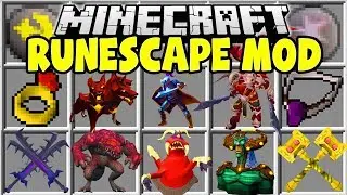 Minecraft RUNESCAPE MOD | ГИГАНТСКИЕ МЕЧИ, ОГРОМНЫЕ БОССЫ, НОВЫЕ ИЗМЕРЕНИЯ И МНОГОЕ ДРУГОЕ!!