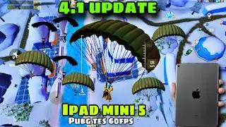4.1 PUBG MOBILE New Update iPad Mini 5 test gameplay | Max Graphics super Smoot | kkgamingytlive 