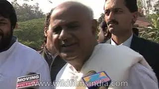 Deve Gowda at Janata Dal National Camp held in Surajkund, 1996