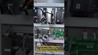 CNC Door lock hole machine display