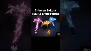 NEW UPDATE THE FORGE SAKURA ISLES ОБНОВЛЕНИЕ КОВКА ОСТРОВ БАГРОВОЙ САКУРЫ #РОБЛОКС #THEFORGE #ROBLOX