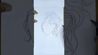 How To Draw Hair | Curly Hair Drawing Easy | Draw Curly Hair #howtodrawhair #hairdrawing #drawhair