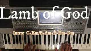 Lamb of God Chords & Lyrics Holy Mass song.