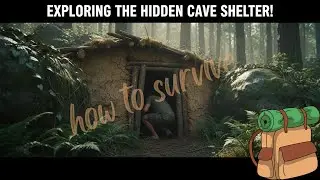 Exploring the Hidden Cave Shelter &ndash; Primitive Survival Build in Nature