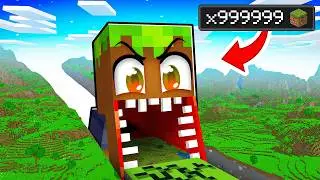 Minecraft ama DÜNYAYI YEDİM...