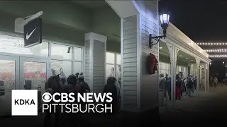 Black Friday shoppers get in line as early as 4:30 a.m.