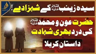5th Muharram | Syeda Zainabؑ ke Laal | Aun or Muhammadؑ ki Karbala Mein Qurbani | Alief Tv