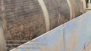 Cassava Potato Cleaning Machine Dry Sieve For Removing Mud and Leaves!
