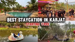Best Staycation in Karjat ₹999 | Nandi Baag Resort &ndash; Unlimited Food & Activities | Near Mumbai 