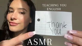 ASMR~ Teaching you English (Speaking Spanish with mouth sounds)